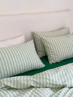 Refreshing Stripe Bedding Set / Yellow Ever Lasting