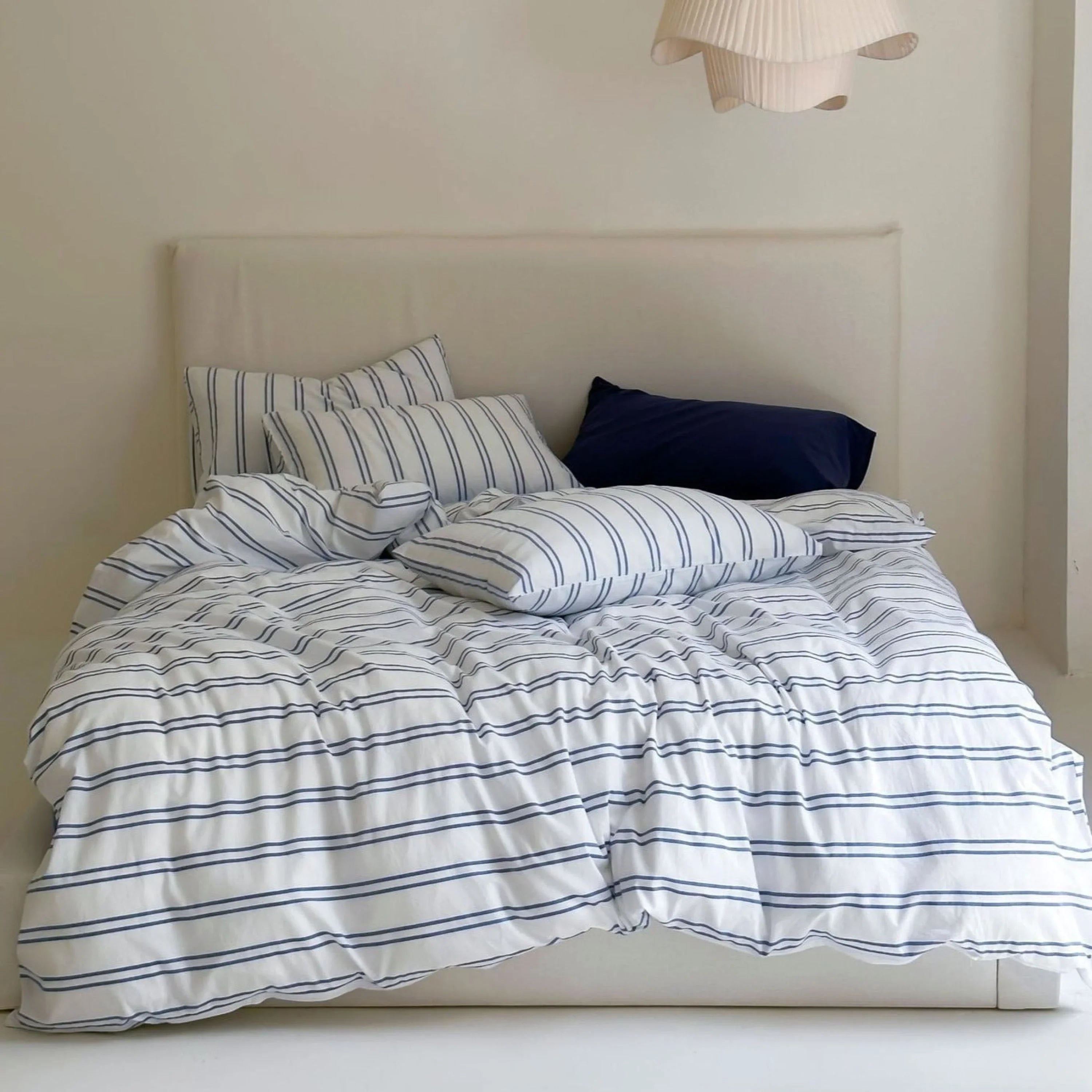 Refreshing Stripe Bedding Set / Yellow Ever Lasting