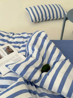 Refreshing Stripe Bedding Set / Yellow Ever Lasting