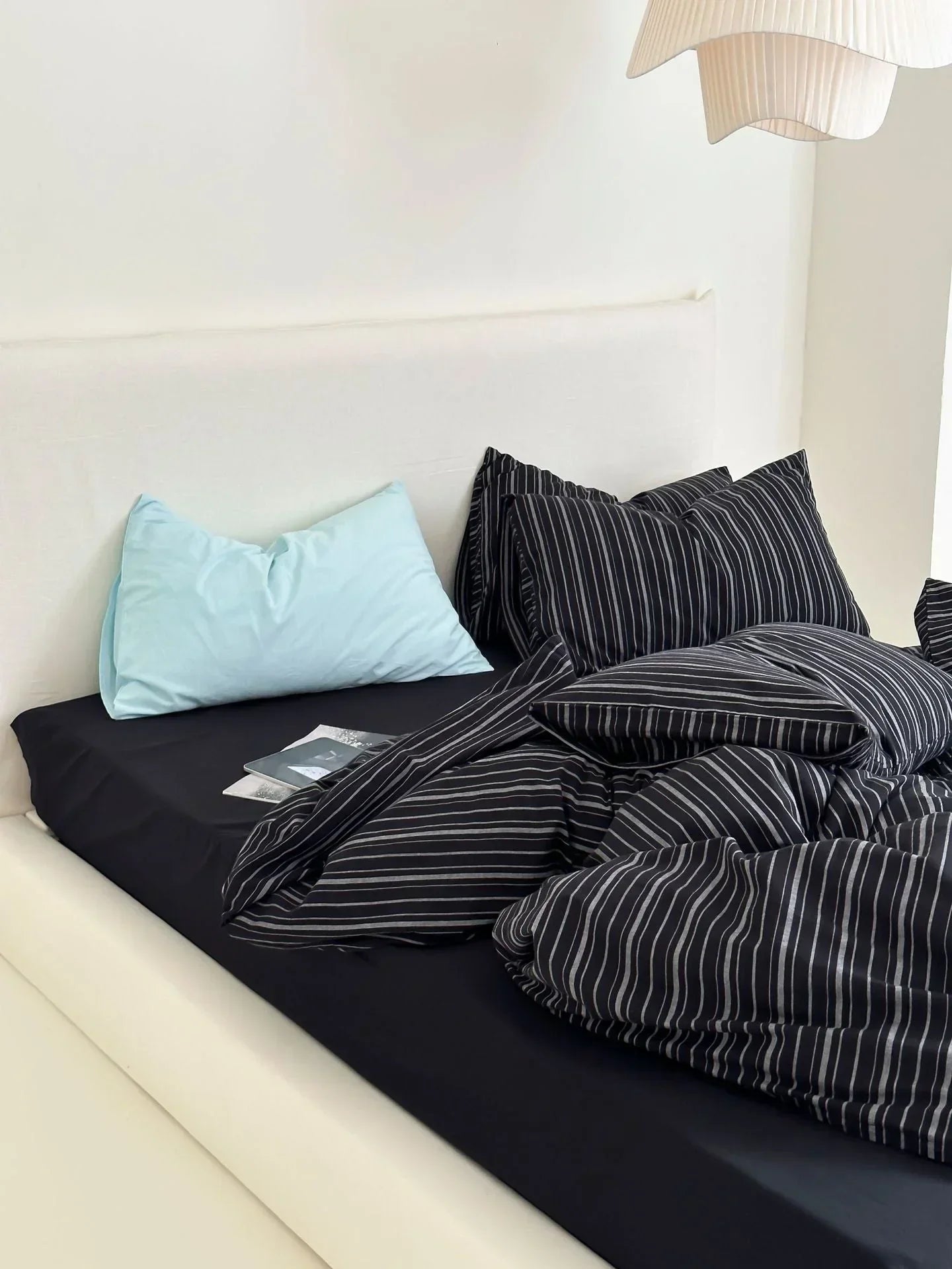 Refreshing Stripe Bedding Set / Yellow Ever Lasting
