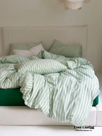 Refreshing Stripe Pillowcases / Mint Green Ever Lasting