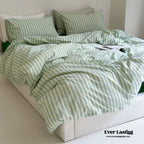 Refreshing Stripe Pillowcases / Mint Green Ever Lasting