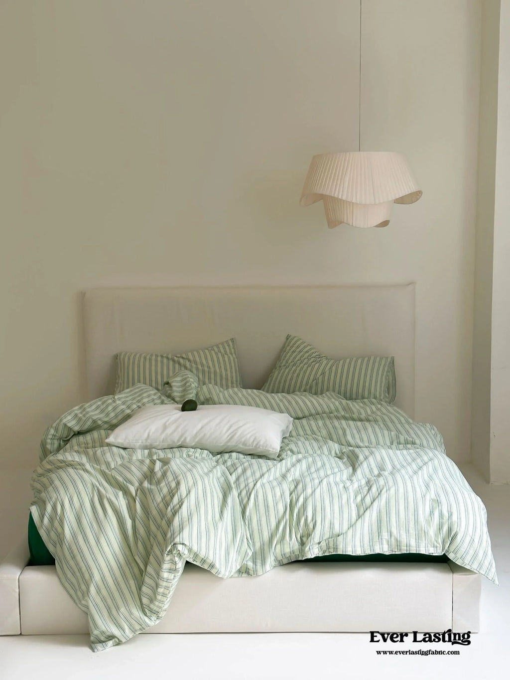 Refreshing Stripe Pillowcases / Mint Green Ever Lasting