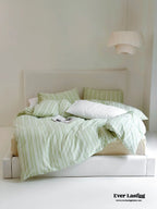 Refreshing Stripe Pillowcases / Mint Green Ever Lasting
