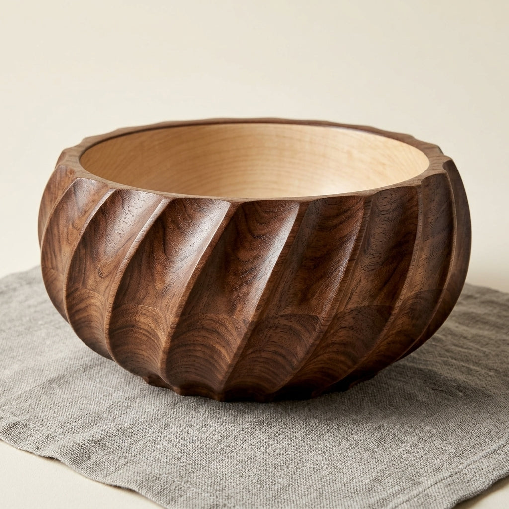 House of Avana Pink Mango Wood Gravy Bowl