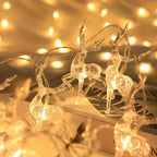 1pc Christmas Reindeer String Lights for New Year Christmas Trees Weddings Curtains Indoor Wreaths Parties Room Bedroom Decoration Lights, Powered By Battery Box (Battery Not Included) House Of Avana [[SKU:HOA-GDN-021]]