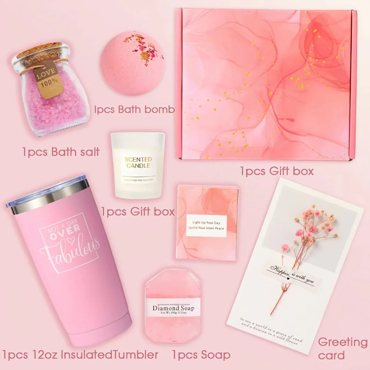 Womens Gifts For Valentine'S Day: Gifts For Women, Girlfriend, Her, Happy Birthday Gifts For Women, Spa Gift Baskets For Women Mom Wife Sister, Gift Set For Women, Spa Gift Basket Set, Happy Birthday Gift Ideas, Or Any Specia House Of Avana