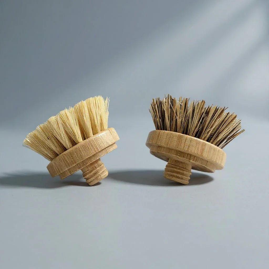 Replacement Screw on  Heads For Modular Bamboo Brushes Zero Waste Outlet