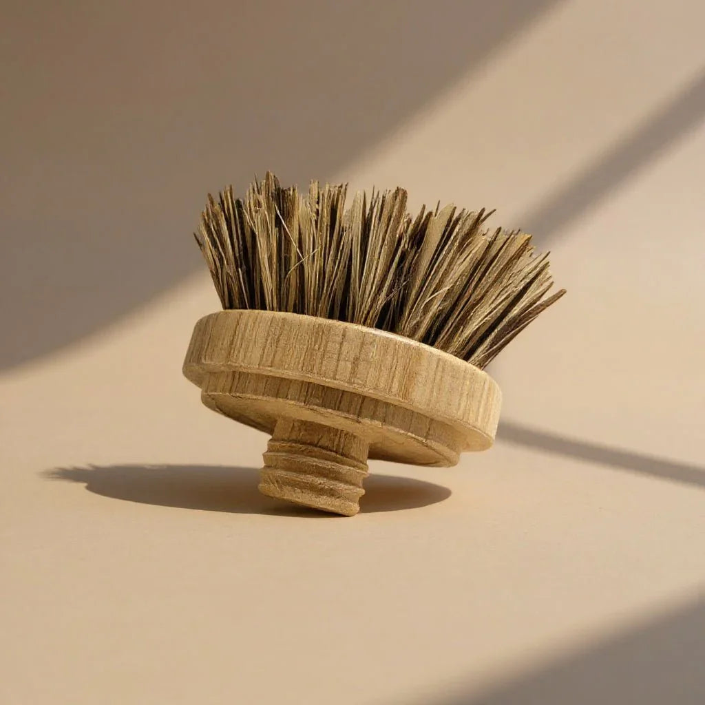 Replacement Screw on  Heads For Modular Bamboo Brushes Zero Waste Outlet