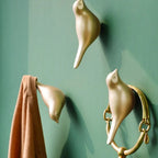 Resin Bird Wall Hook - Heavy Duty Key Holder with 3d Design, front view - House Of Avana [[SKU:HOA-STO-409]]