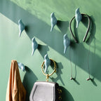 Resin Bird Wall Hook - Heavy Duty Key Holder with 3d Design, angled view - House Of Avana
