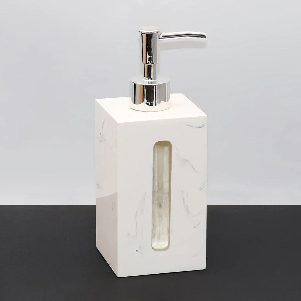 Resin Soap Dispenser, Freestanding Countertop Lotion Pump Bottle, Visible Capacity Liquid Hand Soap Dispenser, No Electricity Needed, for Bathroom, Kitchen, Laundry Room, Shampoo, Body Wash, Lotion House Of Avana