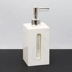 Resin Soap Dispenser, Freestanding Countertop Lotion Pump Bottle, Visible Capacity Liquid Hand Soap Dispenser, No Electricity Needed, for Bathroom, Kitchen, Laundry Room, Shampoo, Body Wash, Lotion House Of Avana
