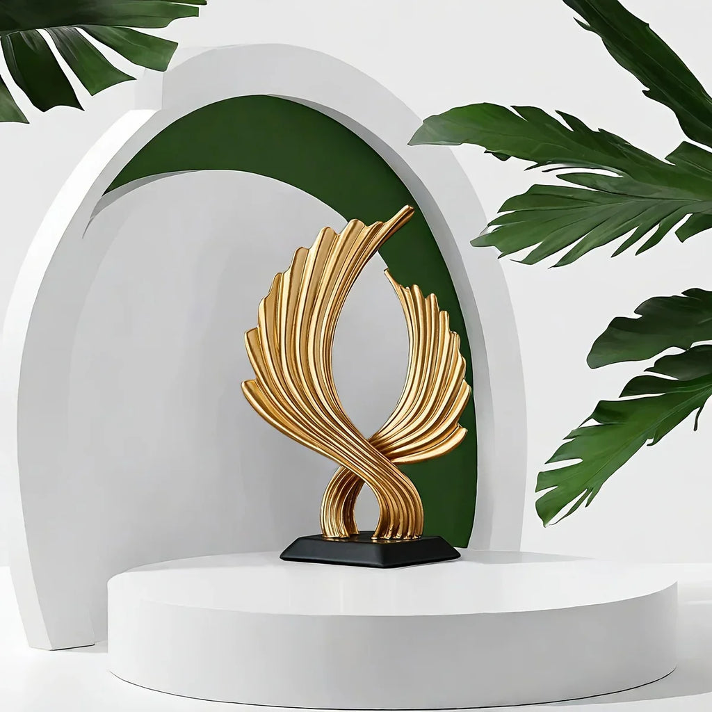 [Retro Resin Art Ornament] Golden Retro Resin Art Ornament - Elegant Versatile Home Decor for Any Room, No Power Needed - House Of Avana