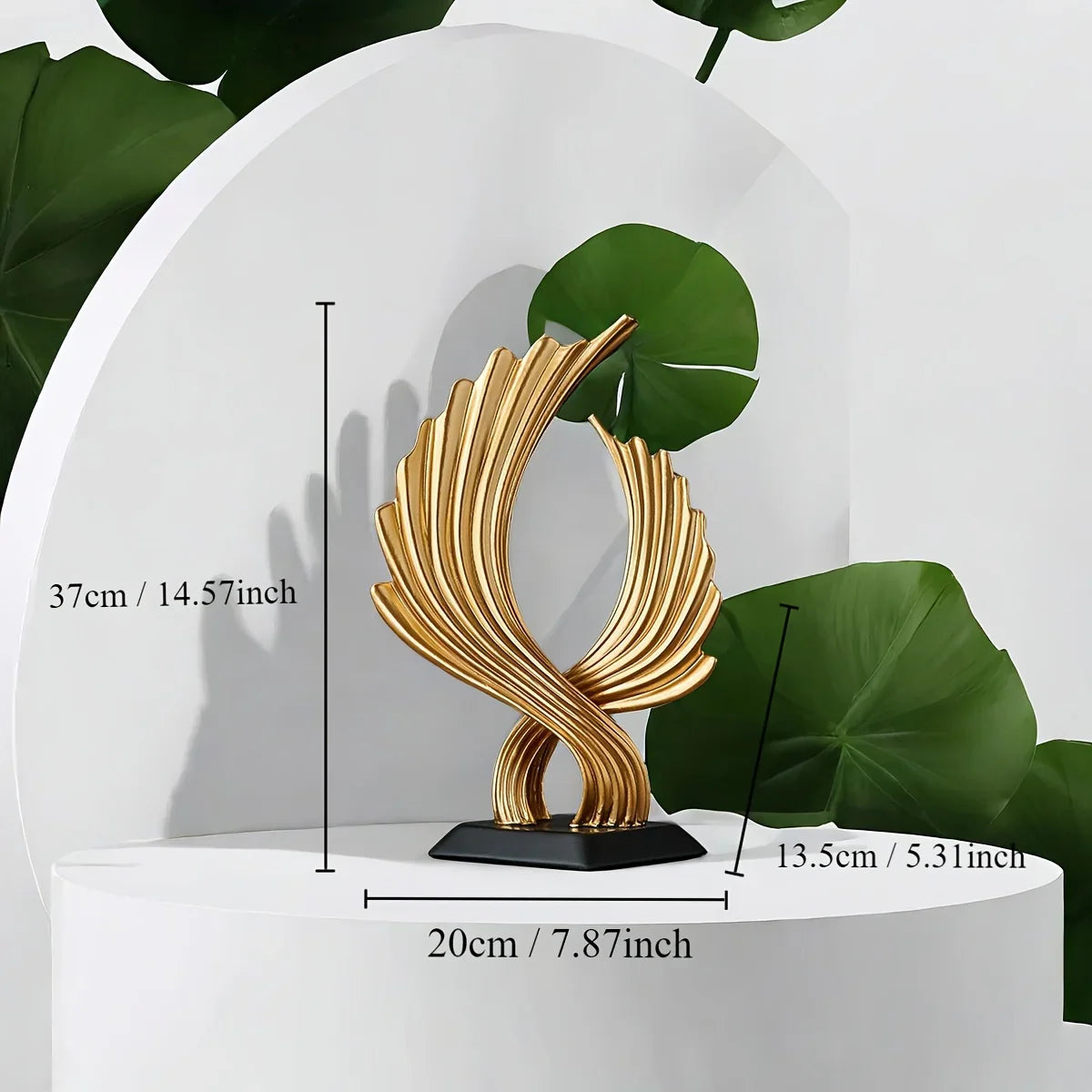 [Retro Resin Art Ornament] Golden Retro Resin Art Ornament - Elegant Versatile Home Decor for Any Room, No Power Needed - House Of Avana