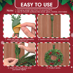 4pcs to 8pcs (Bulk) Reusable Wall Hooks - Heavy-Duty No Drill Hanging for Stairs, Doors, - Multi-Purpose Cord Holders, Garland & Wreath Hooks (Removable) - Compatible with Wood, Glass, Surfaces (-Free, Utility Hooks House Of Avana