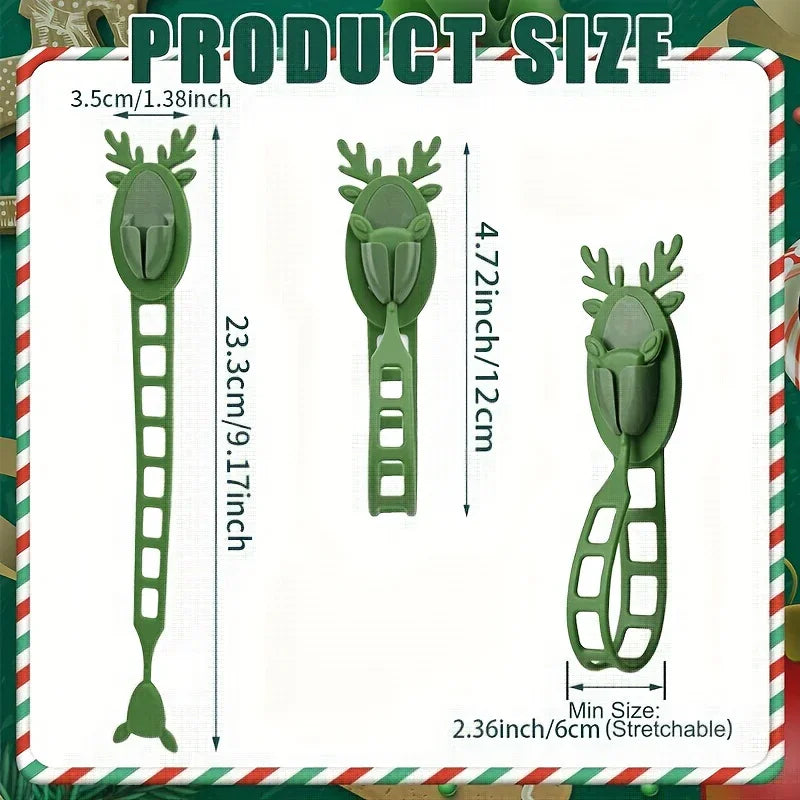 4pcs to 8pcs (Bulk) Reusable Wall Hooks - Heavy-Duty No Drill Hanging for Stairs, Doors, - Multi-Purpose Cord Holders, Garland & Wreath Hooks (Removable) - Compatible with Wood, Glass, Surfaces (-Free, Utility Hooks House Of Avana