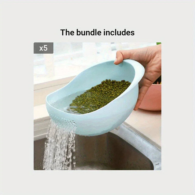 Rice Washing Sieve - Drain Plastic