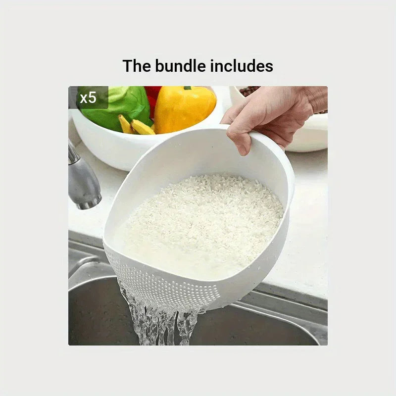 Rice Washing Sieve - Drain Plastic