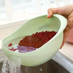 Rice Washing Sieve - Drain Plastic