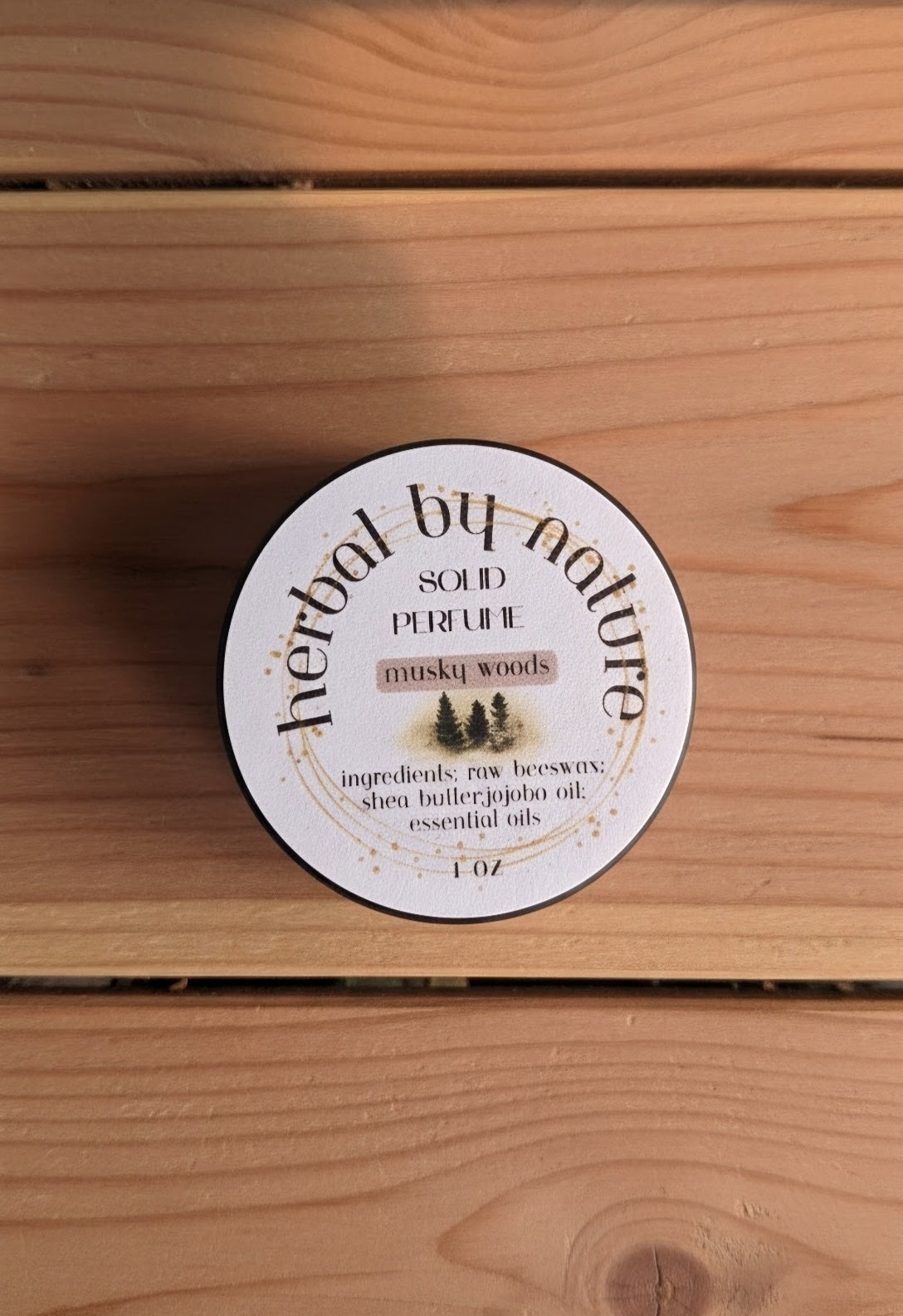 Solid scent balms w/essential oils