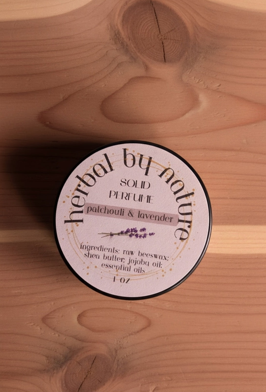 Solid scent balms w/essential oils