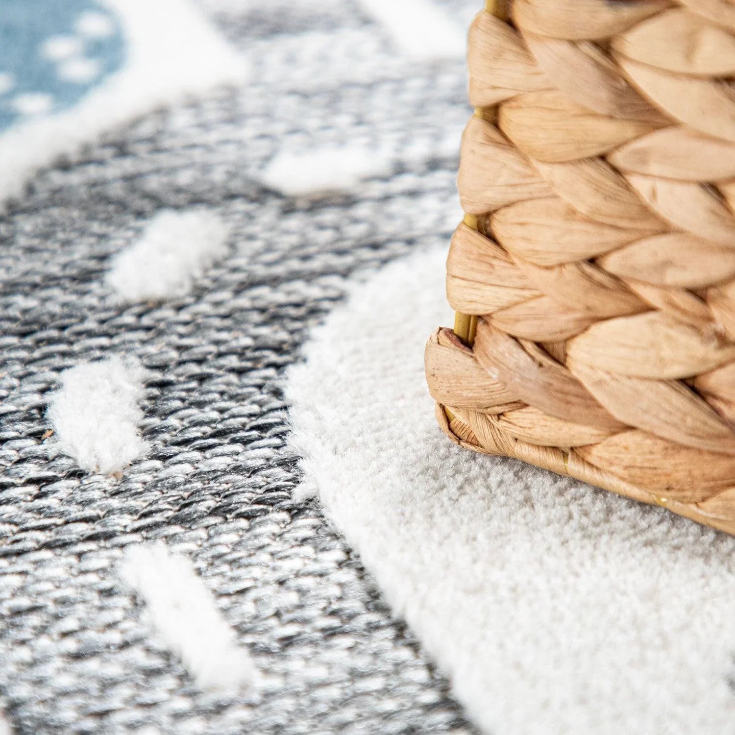 Road Traffic Kids Rug with Forest Animals and Sea Play Mat in muted Cream RugYourHome