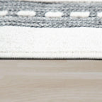 Road Traffic Kids Rug with Forest Animals and Sea Play Mat in muted Cream RugYourHome