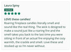 Roaring Fireplace Scented Soy Candle Fernweh Editions