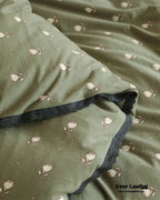 Anaya Rose French Vintage Bedding Set / Black + Brown, alternate view - House Of Avana