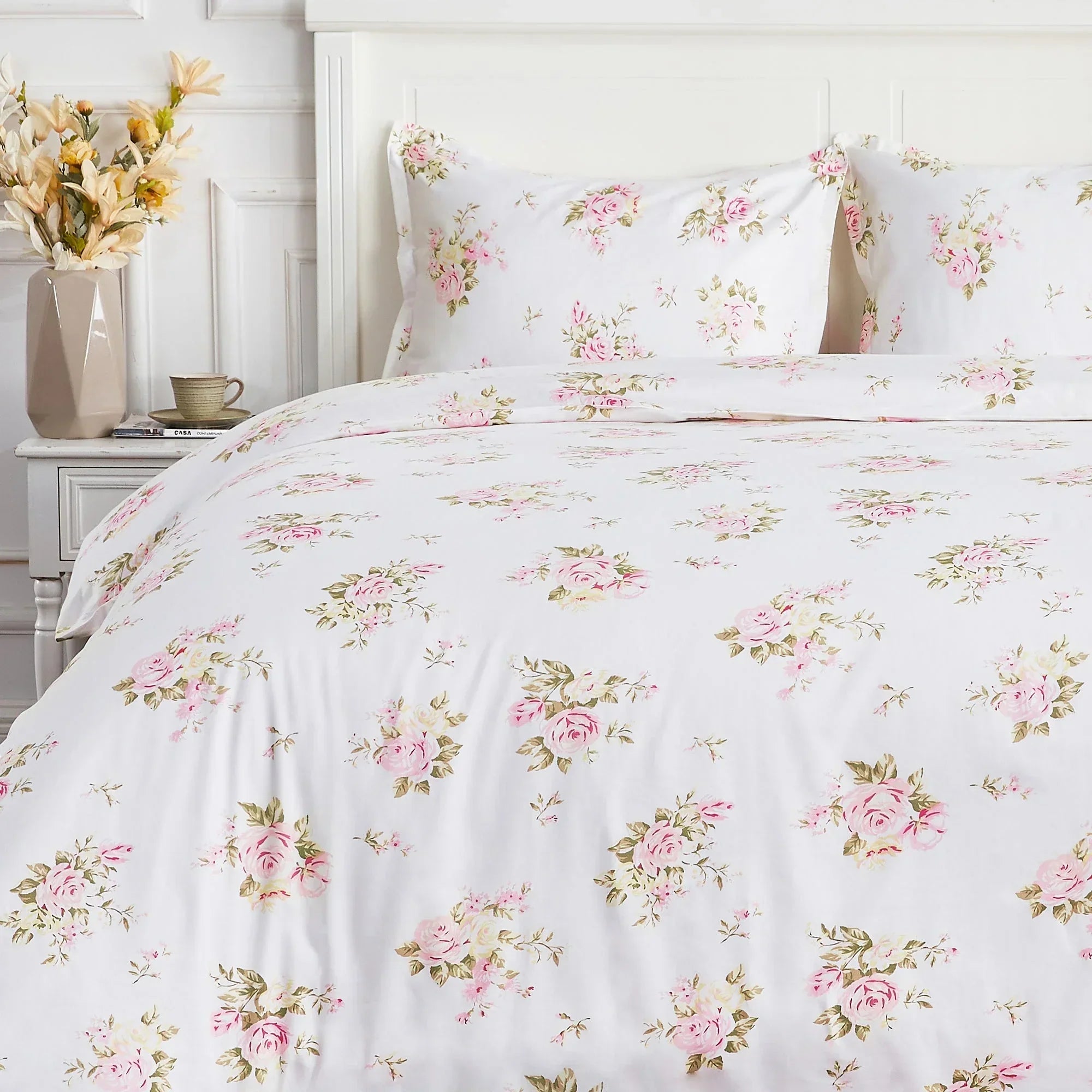 Rose Bouquet Duvet Set Mélange Home