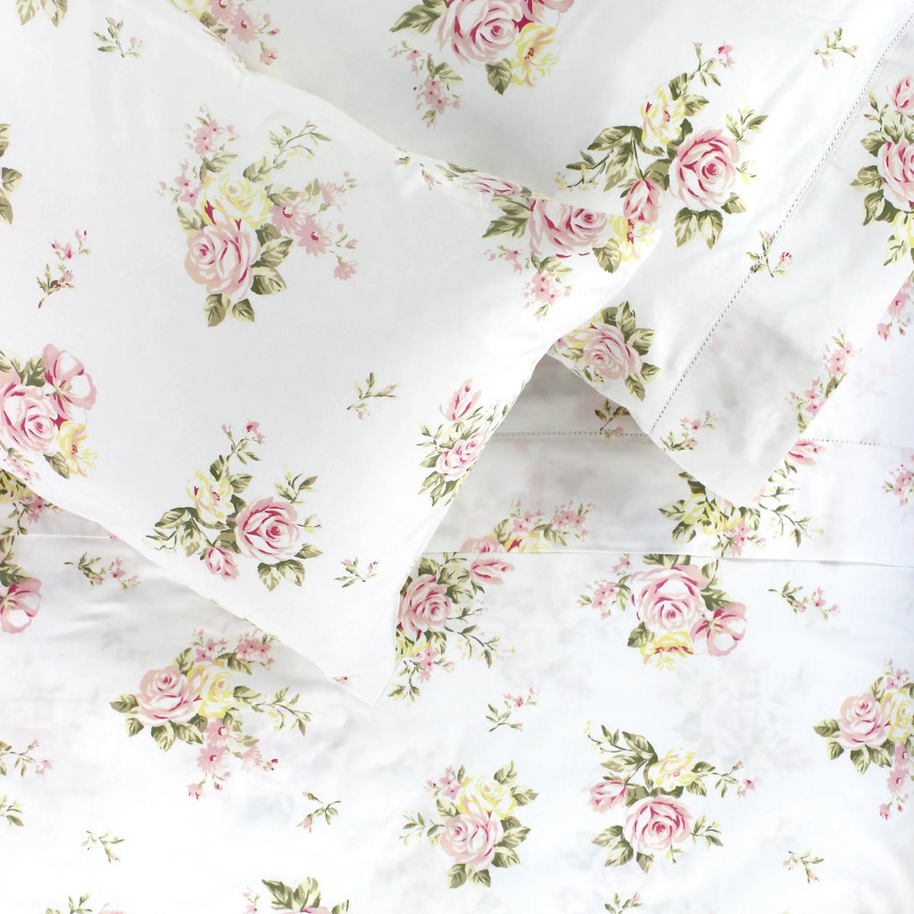 Rose Bouquet Sheet Set Mélange Home