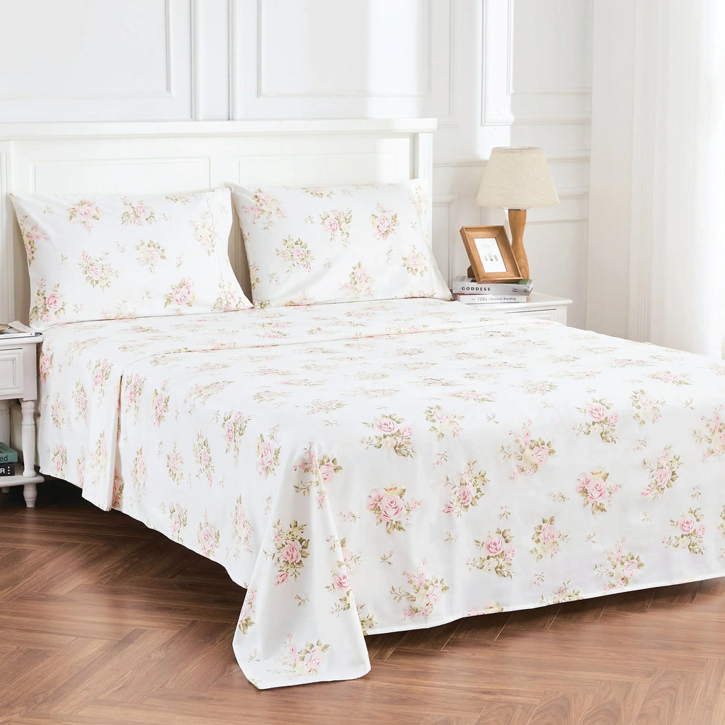 Rose Bouquet Sheet Set Mélange Home