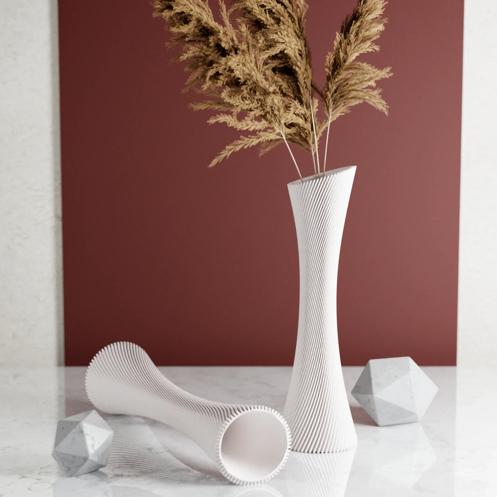 Spiral Rose Vase, lifestyle image - House Of Avana