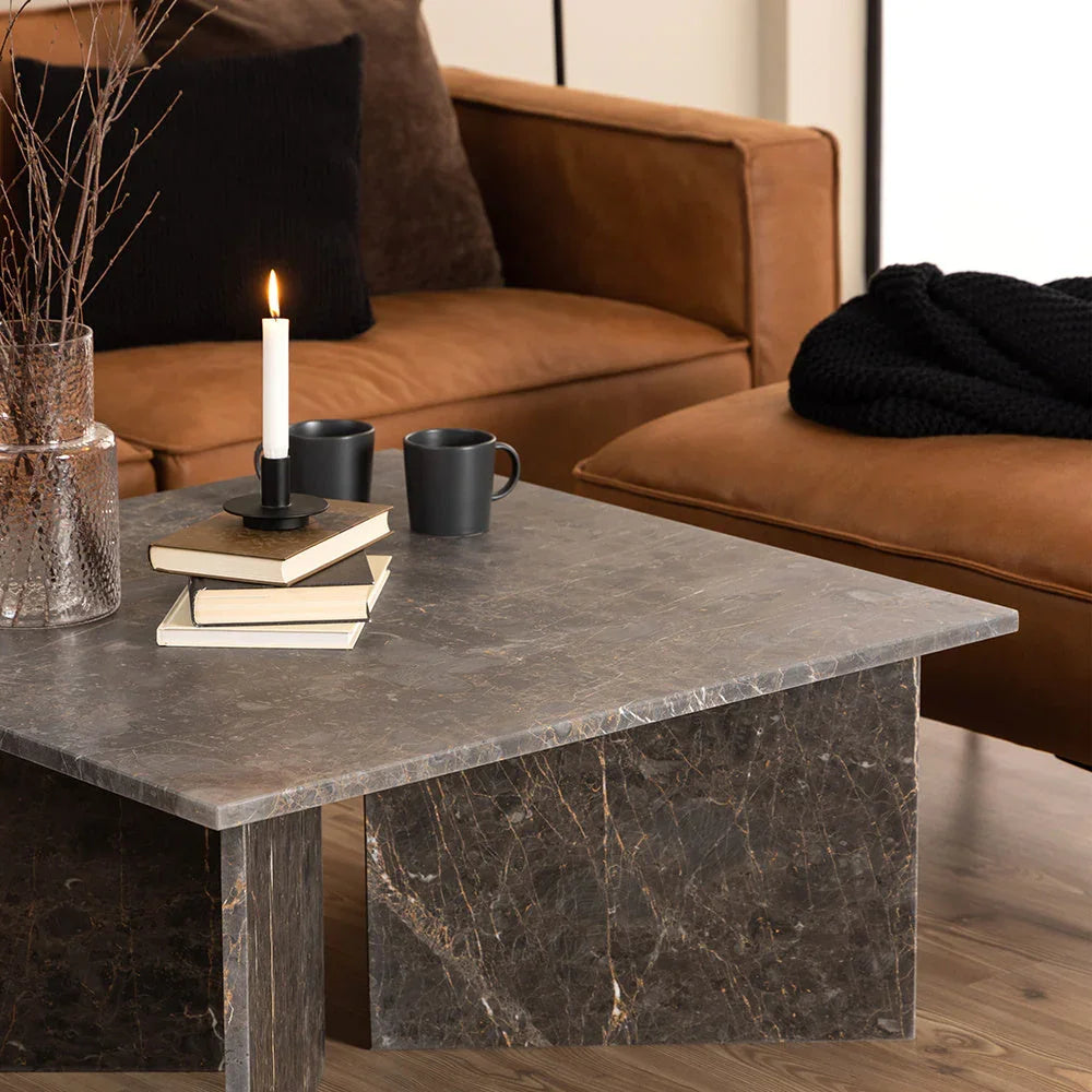 Vega Marble Coffee Table - Round, Square Or Rectangle in 3 Colour Variations House Of Avana