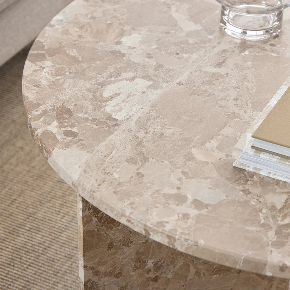 Vega Marble Coffee Table - Round, Square Or Rectangle in 3 Colour Variations House Of Avana