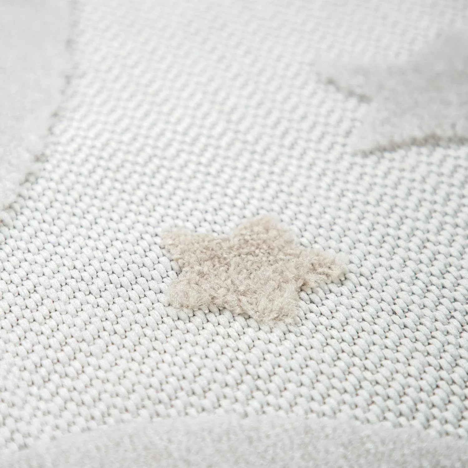 Round Kids Rug Tweet Cuddling Moon & Stars - Cream Beige RugYourHome