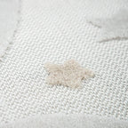 Round Kids Rug Tweet Cuddling Moon & Stars - Cream Beige RugYourHome