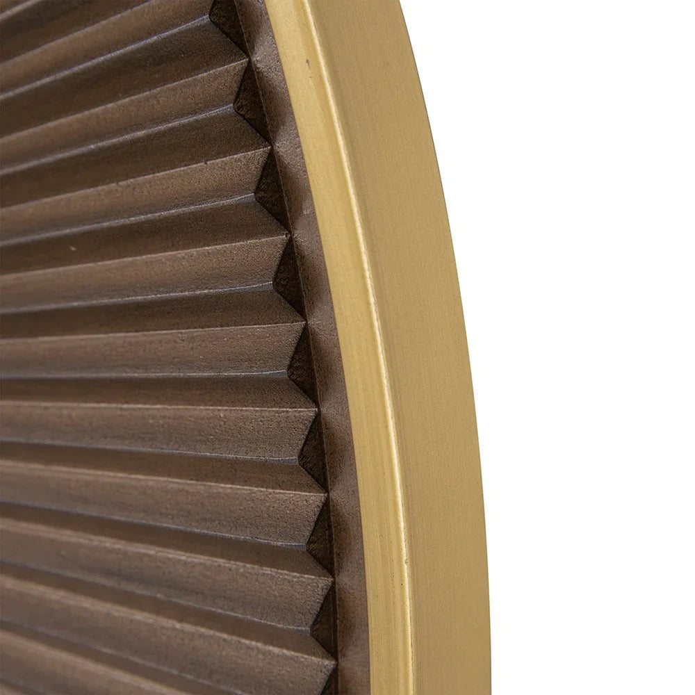 Round Wooden Mirror Frame - House Of Avana