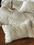 Royal Floral Ruffle Bedding Set / Pink Ever Lasting