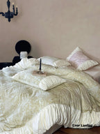 Royal Floral Ruffle Bedding Set / Pink Ever Lasting