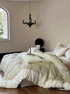 Royal Floral Ruffle Bedding Set / Pink Ever Lasting