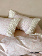 Royal Floral Ruffle Bedding Set / Pink Ever Lasting