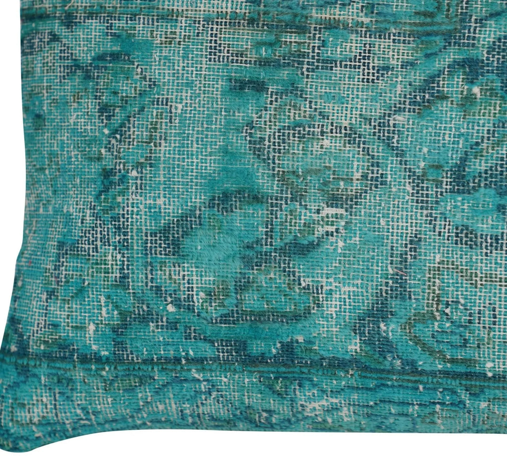 Canvello Antique Rug Organic Wool Pillows - 16"x24", angled view - House Of Avana