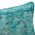 Canvello Antique Rug Organic Wool Pillows - 16"x24", detail shot - House Of Avana