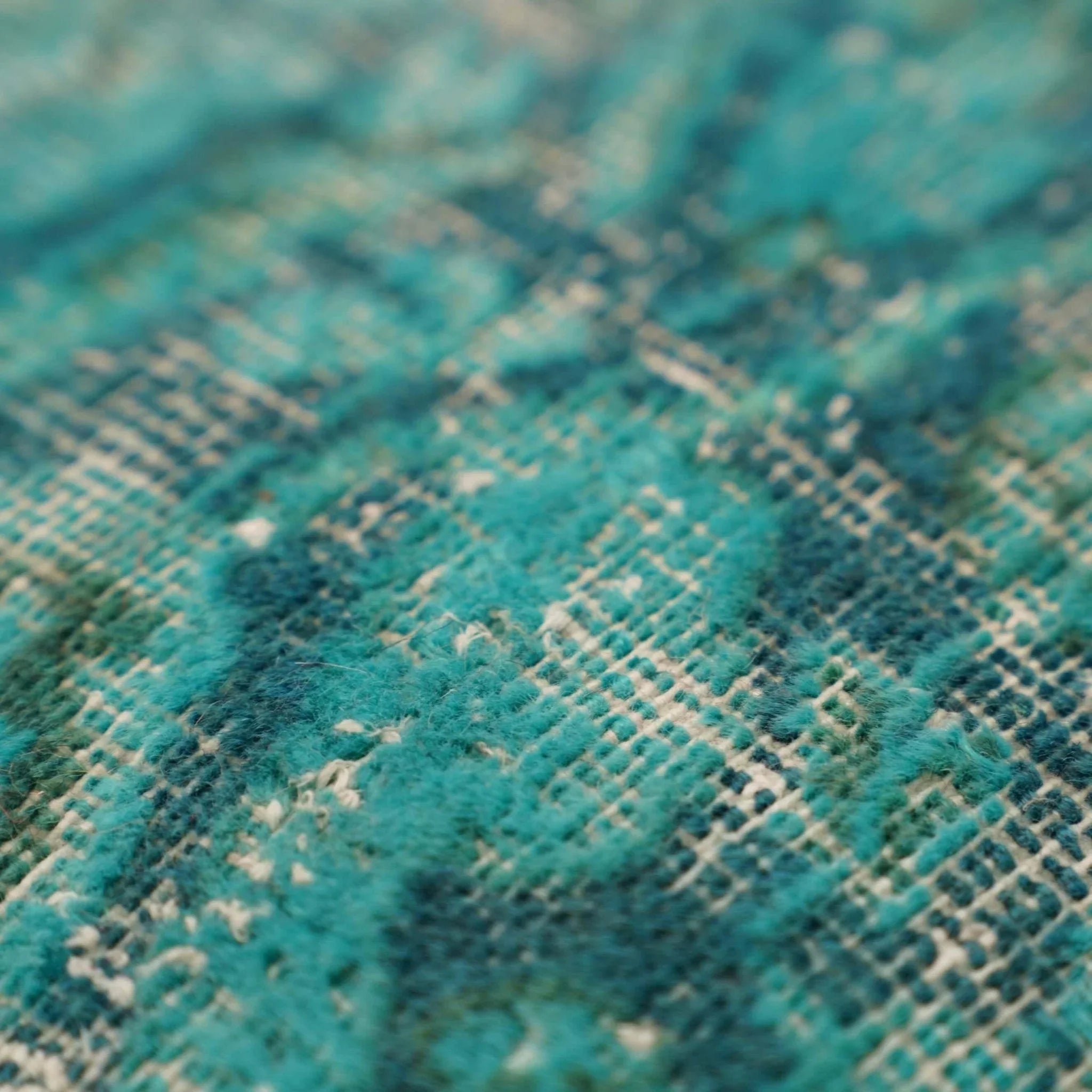 Canvello Antique Rug Organic Wool Pillows - 16"x24", top view - House Of Avana