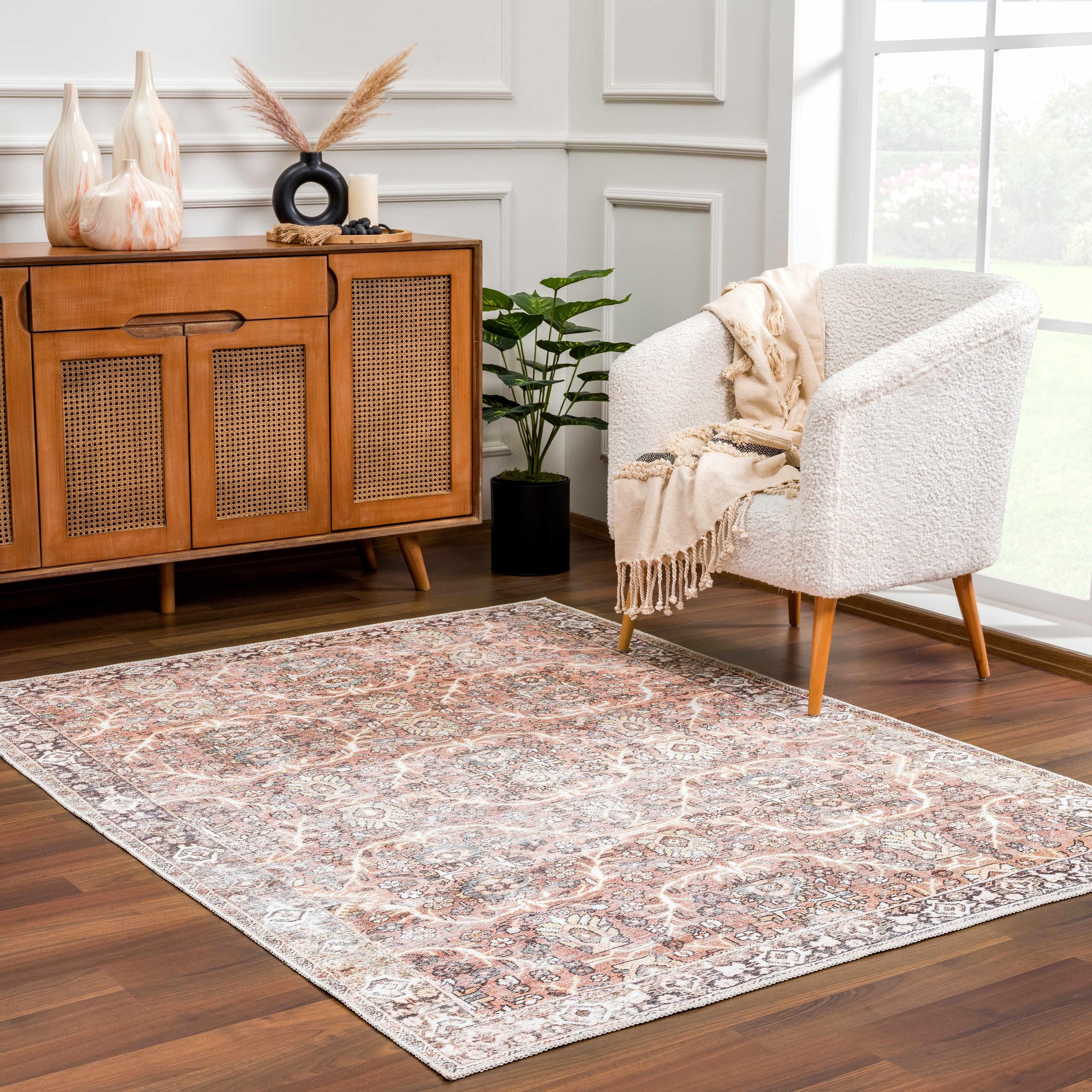Bian Washable Area Rug - House Of Avana