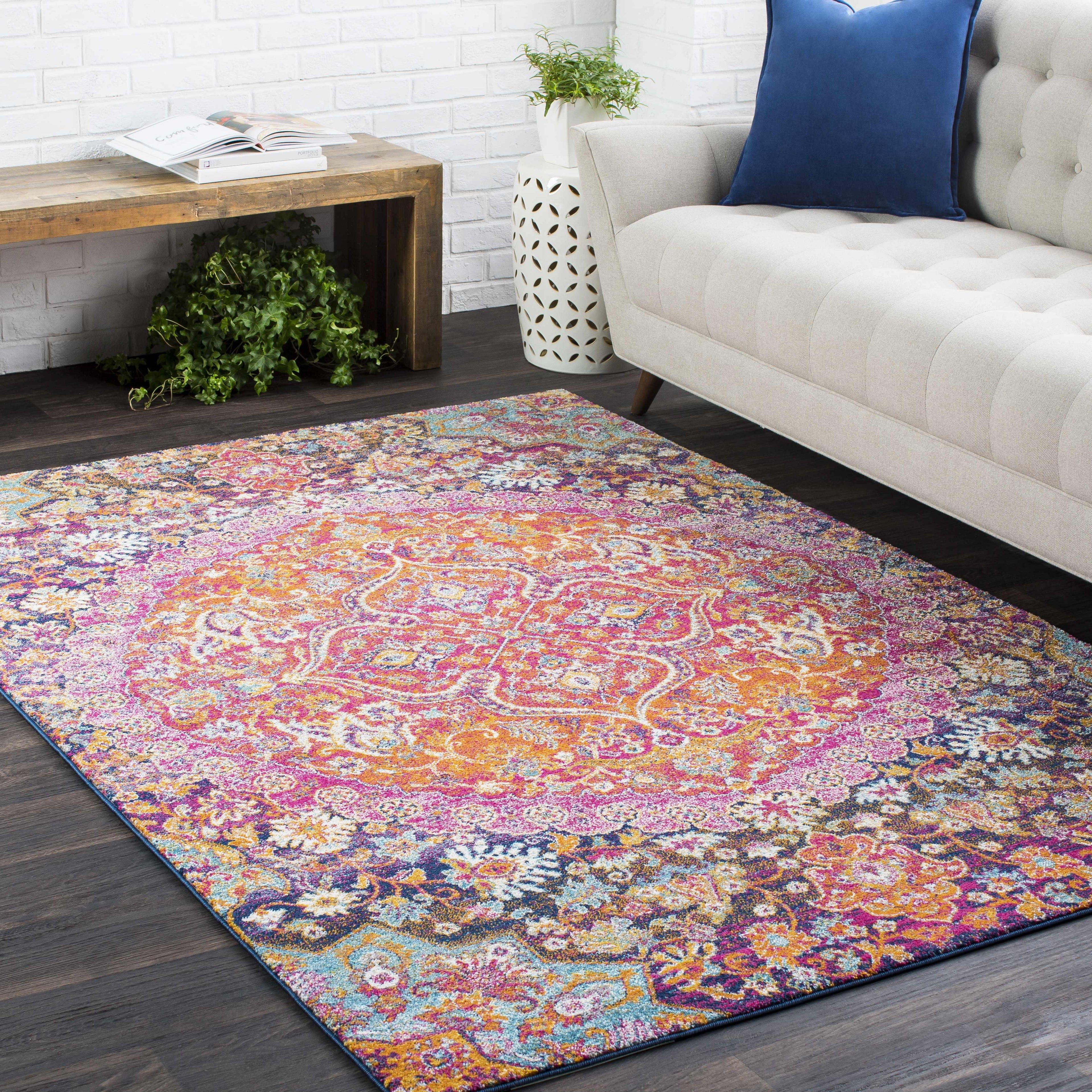 Burnt Orange Ojus Area Rug - House Of Avana