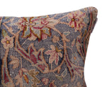 Canvello Handmade Kerman Silkroad Rug Pillows - 18"x18", detail shot - House Of Avana