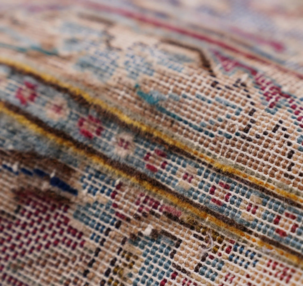 Canvello Handmade Kerman Silkroad Rug Pillows - 18"x18", lifestyle image - House Of Avana